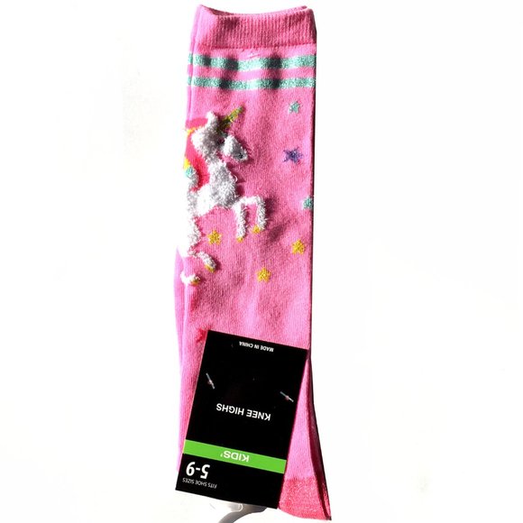 Accessories - *3/$15* Fuzzy Unicorn Knee High Socks